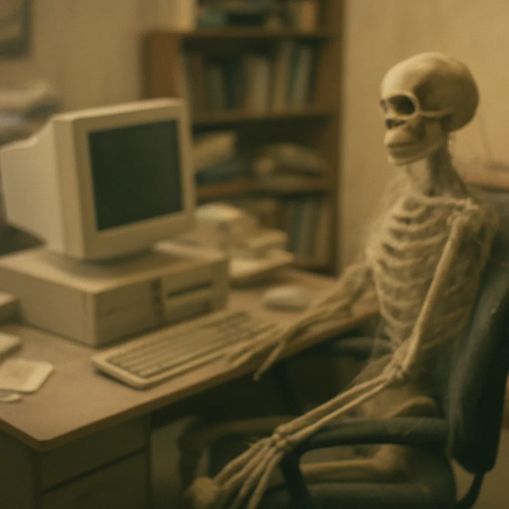 Fan of the Week skeleton